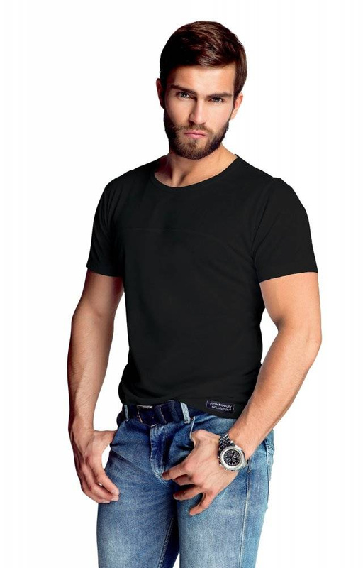 Czarny t-shirt męski MEWA 6088 James