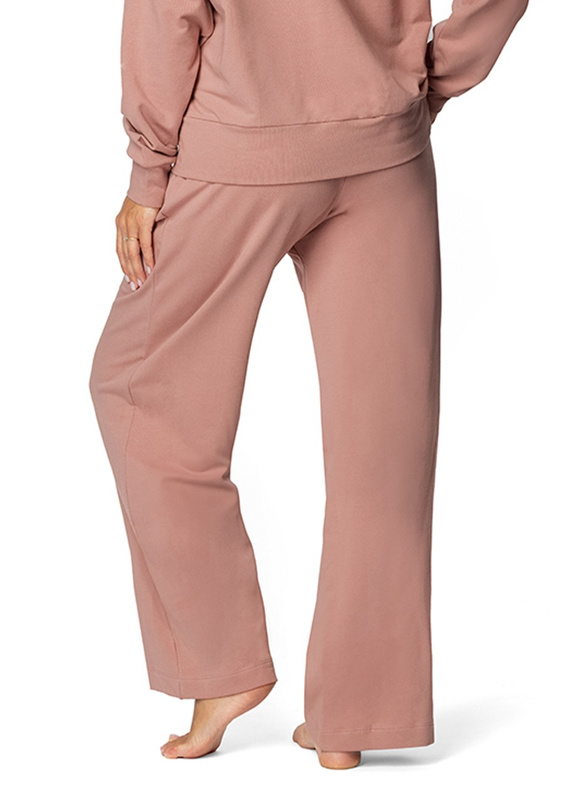 Spodnie DK-K-B8 - biały bawełna - Dkaren