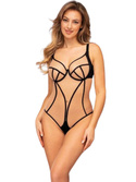 Cieliste body Unikat GRISELDA czarny beż