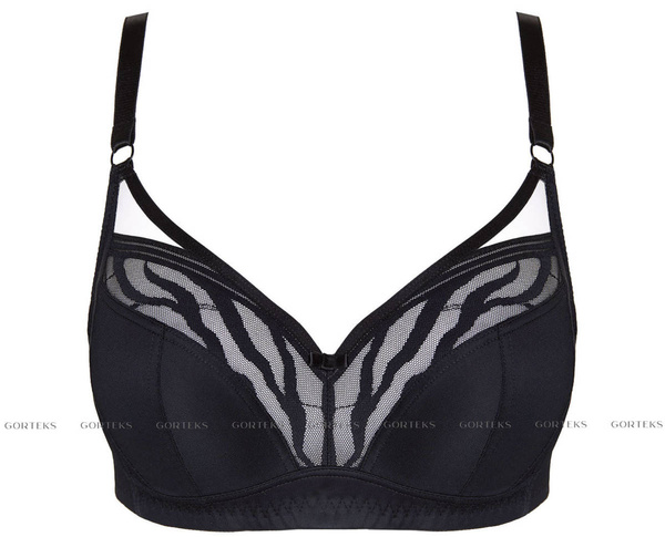 Biustonosz miękki bez fiszbin w zwierzęcy wzór Gorteks Serena