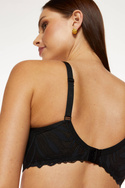 Eclipse Biustonosz typu full cup z koronką - czarny (ECLIPSE/B5) - Gorteks