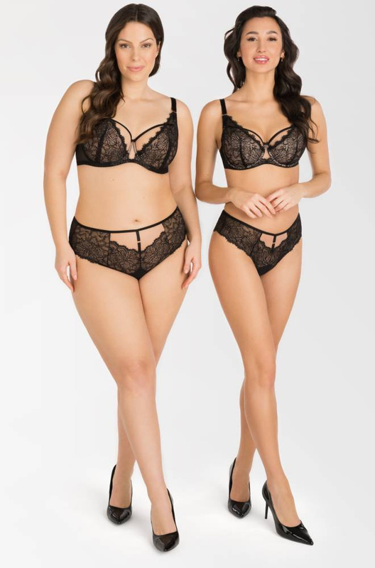 Ozdobny półusztywniany biustonosz Gorsenia K814 NOELLE