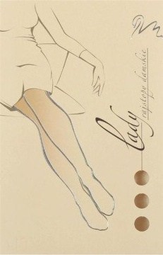 Bawełniane rajstopy Wola Lady jasny szary/ ash