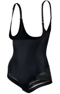 Wyszczuplające, bezszwowe body pod biust Julimex 119 czarne