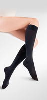 Kryjące podkolanówki bezuciskowe Gabriella Microfibre czarne