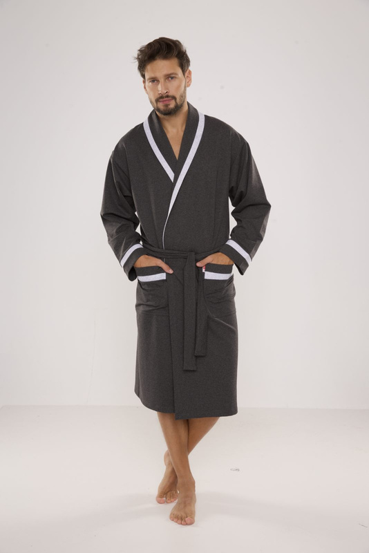 Elegancki szlafrok męski De Lafense - 564 Bruno