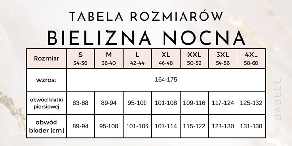 Koszula nocna z rękawem 7/8 Babella THELMA ciemnozielona
