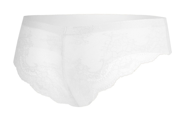 Białe figi z koronkowym tyłem Julimex Tanga brasil