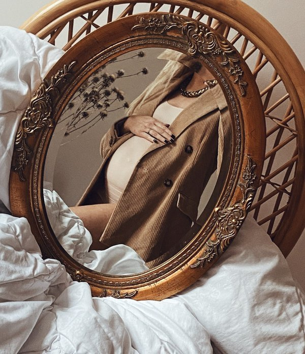 Cielista koszulka ciążowa Julimex MAMA FLEXI-ONE S-XL rośnie z brzuszkiem