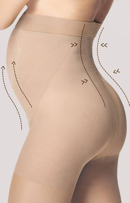 Cienkie rajstopy ciążowe Fiore MAMA 20 DEN kolor light natural