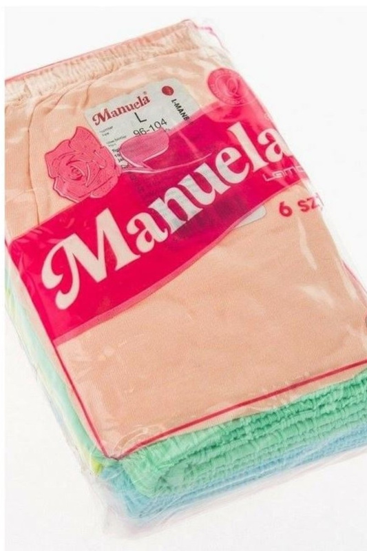 PASTELOWE bawełniane figi damskie Lama - Manuela OPAKOWANIE 6szt.