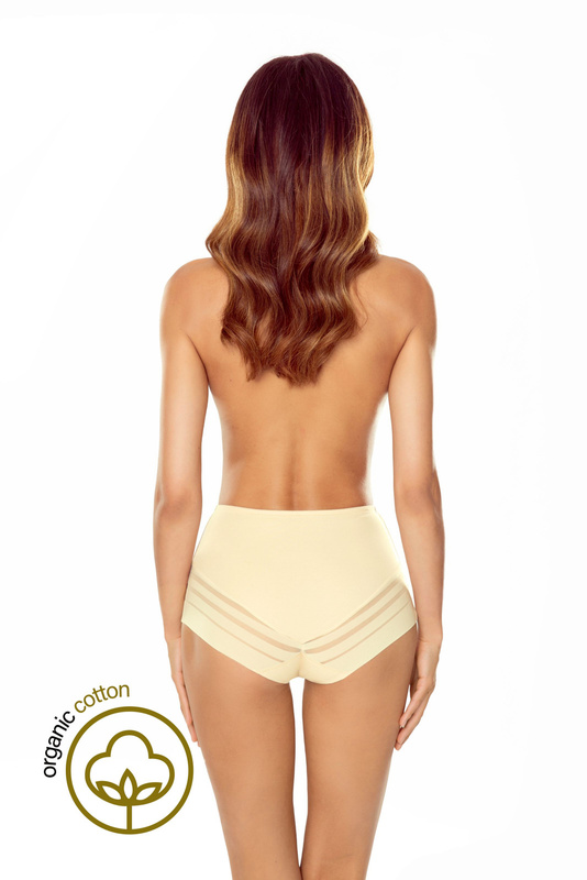 Majtki bawełniane Aya 5037 kolor beżowy - Beż - Lapinee