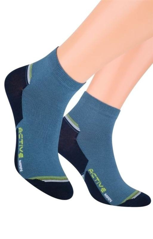 Skarpetki zakostki Steven 054 w ciemnej tonacji