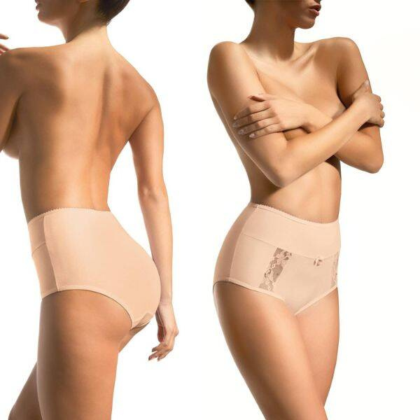 Bawełniane figi z wysokim stanem Babell 005 S-4XL