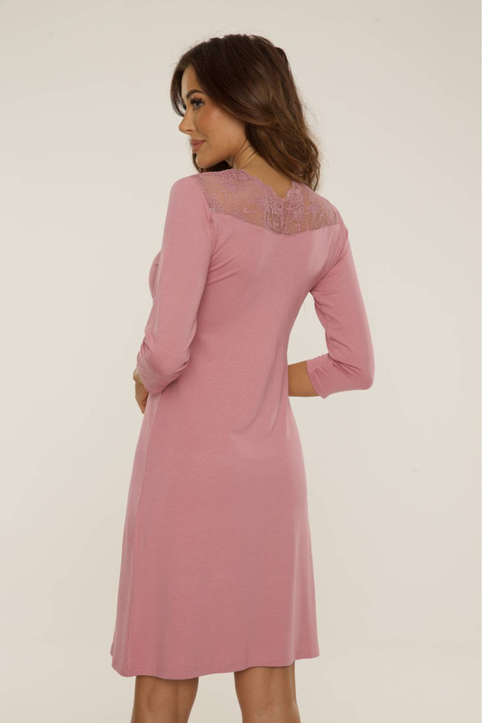 Koszula nocna z koronką De Lafense 810 Lilian