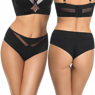 Czarne figi brazyliany Gorsenia K567/1 VICKY 