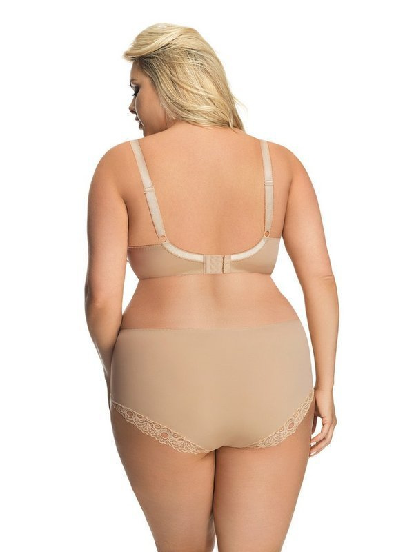 Beżowy biustonosz na duże biusty Gorsenia k425/1 CASABLANCA