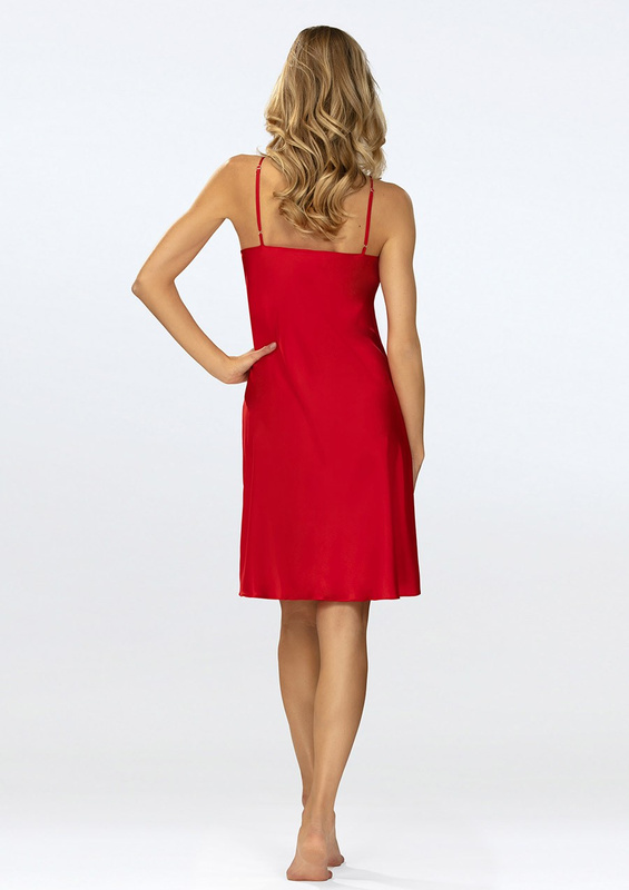 Halka Amina - satyna premium bordo - Dkaren