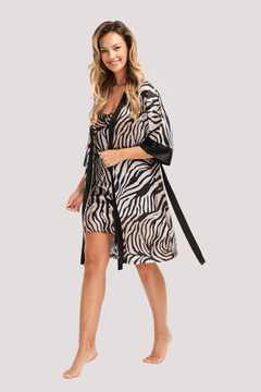 Fantazyjny szlafrok BRAGA  - Unikat