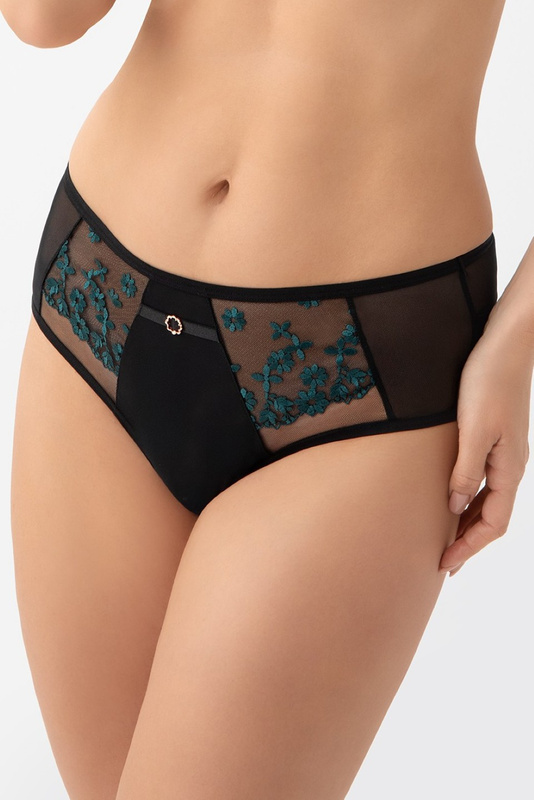 Eleganckie brazyliany OTTAVIA K949 czarny- Gorsenia