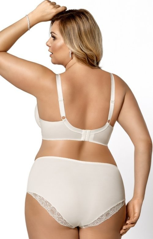 Kremowy biustonosz na duże biusty Gorsenia k425 CASABLANCA