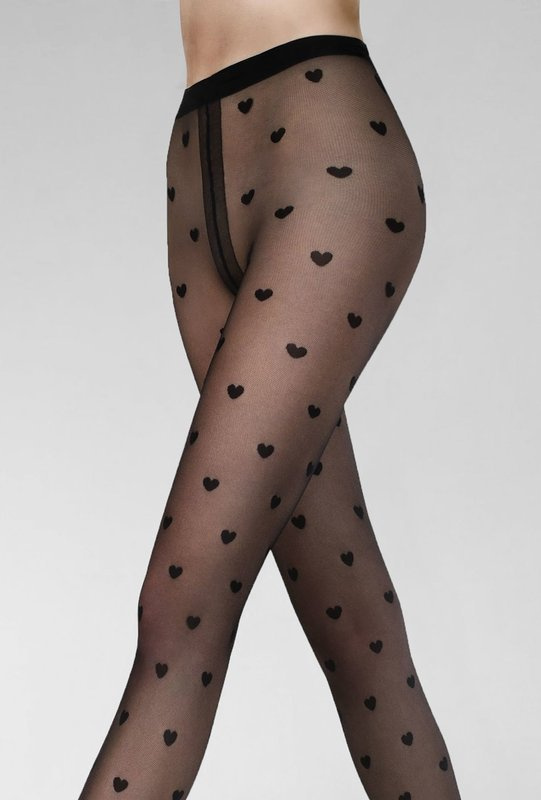 Rajstopy Gatta Funny w serduszka wz. 08