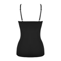 Czarna koszulka z wbudowanymi miseczkami pod spodem SIMPLE CAMI TOP BRA 