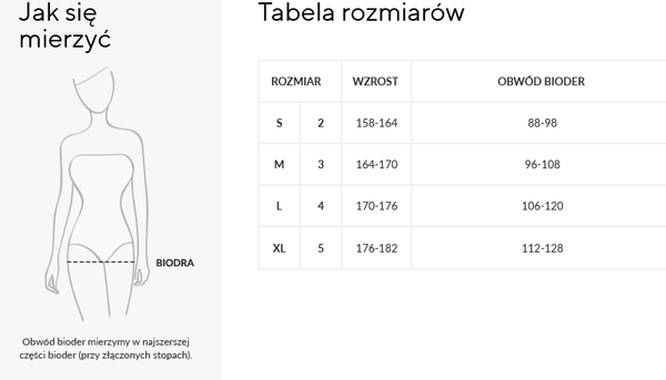 Wysokie, korygujace rajstopy Gabriella High Shaper 20 den