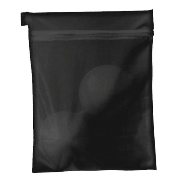 Duży czarny worek do prania bielizny Julimex BA-06 (30x40)