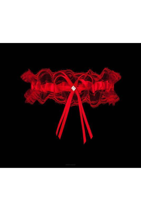 Czerwona podwiązka Julimex PW-24 BARCELONA