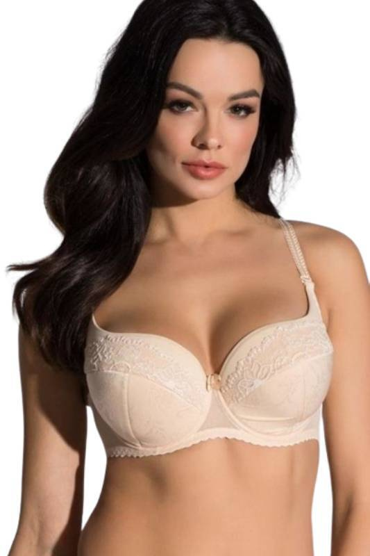 Biustonosz damski Biggi - IVA / beżowy - usztywniany