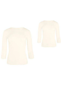 Bluzka damska Babell MANATI 3/4 ECRU