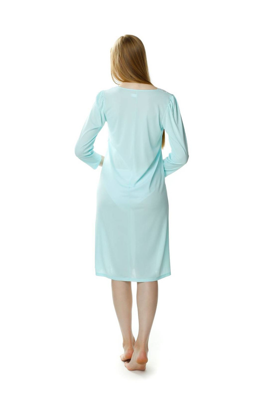 Długa koszula nocna na guziczki Mewa 6126 Antonina