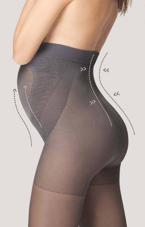 Wygodne rajstopy ciążowe Fiore MAMA o zwiększonej grubości 40 DEN