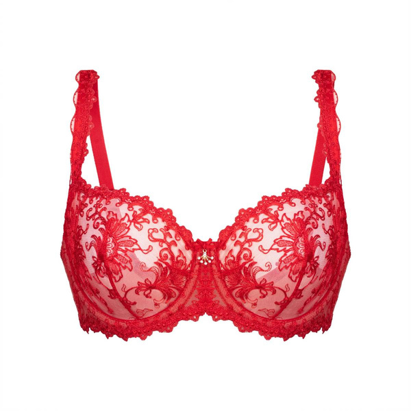 Miękka balkonetka czerwona Ekskluzywna kolekcja Le Vernis Romance / OSTATNIE SZTUKI