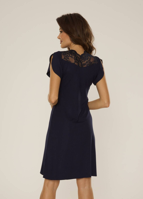 Elegancka koszula z krótkim rękawkiem De Lafense 754 Lilian S-4XL