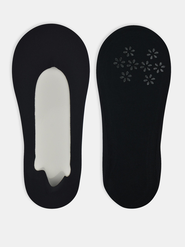 Stopki niskie laser silikon ABS czarne - Noviti SN040