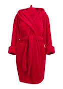 Puchaty szlafrok/ podomka DIANA- czerwień Dkaren