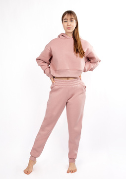 Ciepły komplet dresowy, bawełniany Dk-k-b16 puder Dkaren