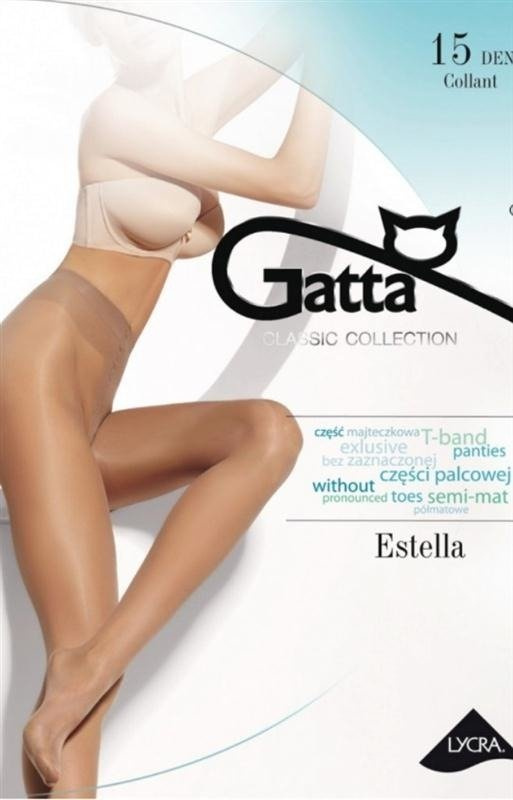 Rajstopy Gatta Estella 15DEN mocca