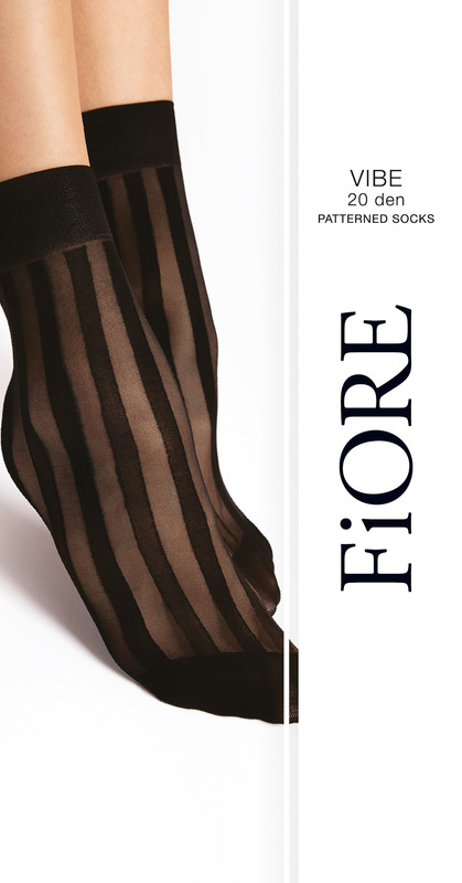 Skarpetki pończoszne Fiore VIBE 20 den black