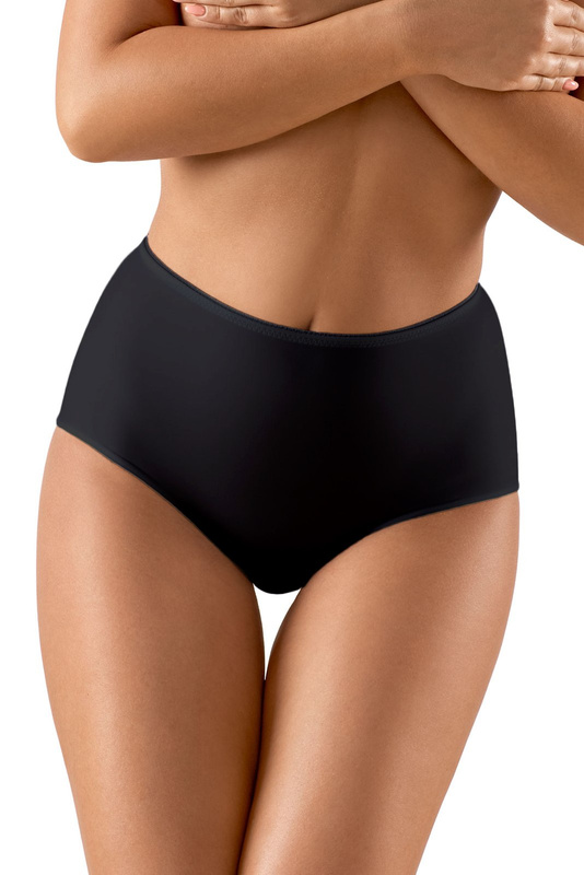 Gładkie majtki z wysokim stanem Babell 2005, z laserowo ciętymi nogawkami