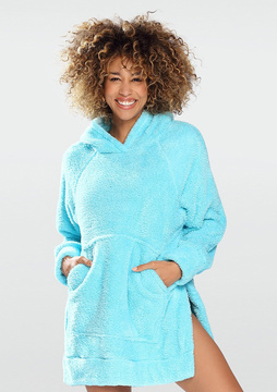 Bluza ARIELA - puch turkus - Dkaren