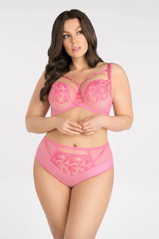 Różowe figi pełne Gorsenia K847 LOLLIPOP