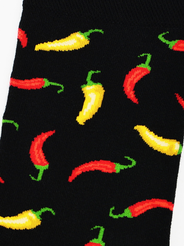 Skarpetki bawełniane wzór w PAPRYCZKI Noviti SB002/U23