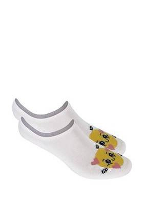 Stopki damskie Wola - Buźka - Emotki / turkusowe