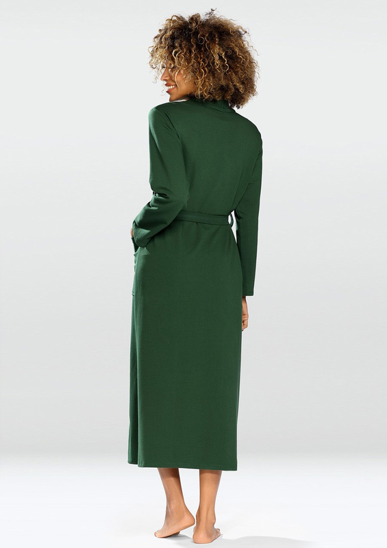 Bawełniany szlafrok/ podomka MELISSA - zieleń- Dkaren