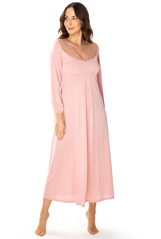 Długa ekskluzywna koszula nocna Mewa ODESSA 6649