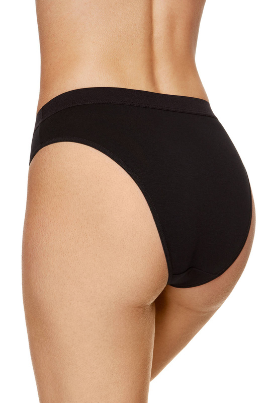 Czarne figi bawełniane Gorteks Klara / trójpak