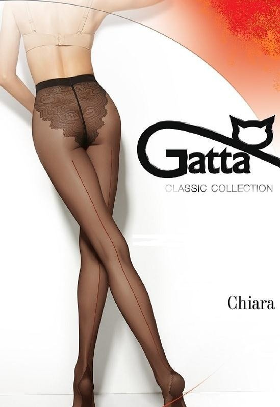 Rajstopy Gatta Chiara ze szwem z tyłu